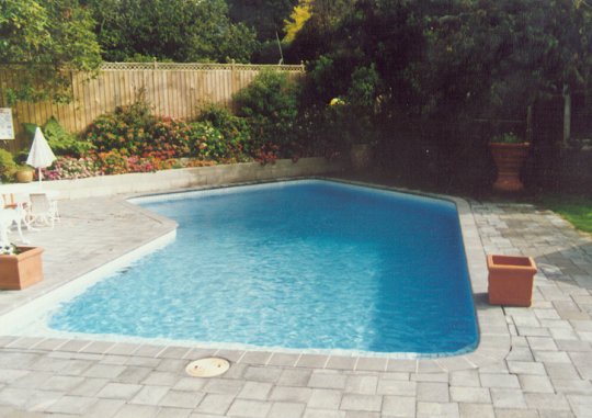 Custom Rectangle Shaped Pool