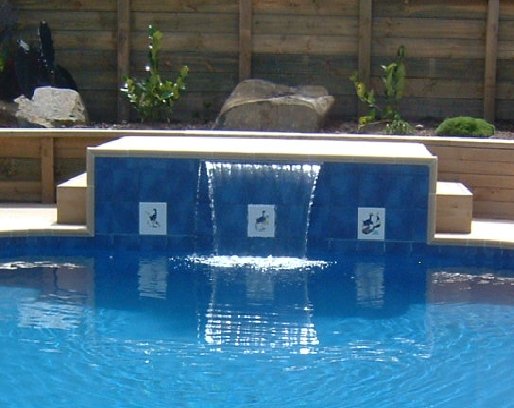 Tiled Water Feature
